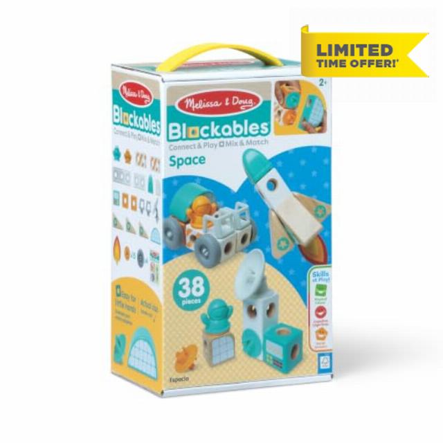 Melissa & Doug Plyst Space Blocks