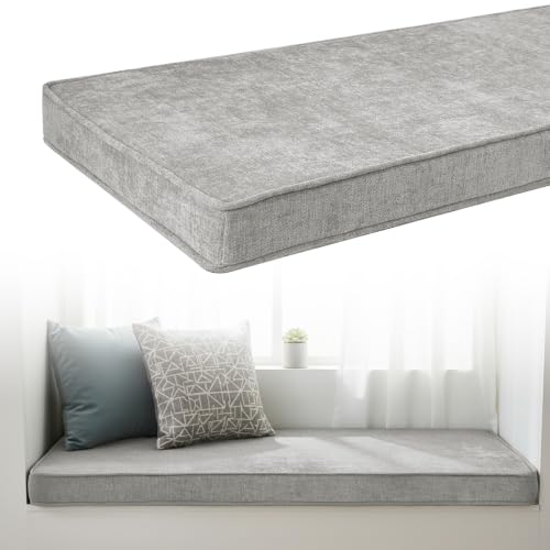 Seat Pad for 2/3/4 Seater                                                          145x50cm Bench Cushions for Indoor Bay Windows Kitchen Dining Bench