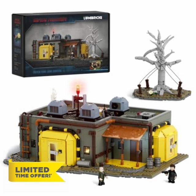 Lumibricks Blade Runner 2049 Protein Farm Living Quarters Building Set                                                          Modular 4-Zone Open-Up Build