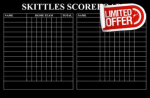 Masters Traditional Games Skittles Scoreboard (for 7 Leg Games)