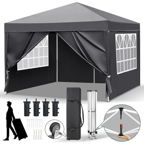 Easy One Button Assembly BBQ Shelter