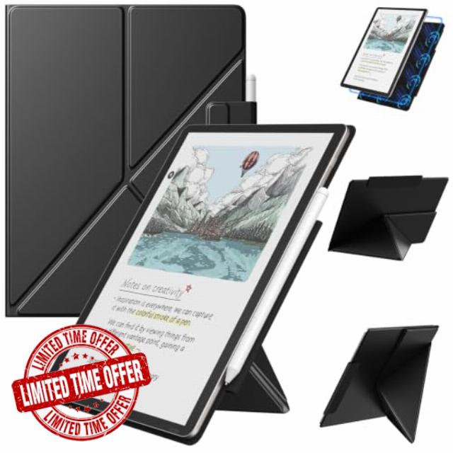 MoKo Magnetic Case for 11" Kindle Scribe& Kindle Scribe Colorsoft 2025/2026                                                          Slim Lightweight Folio