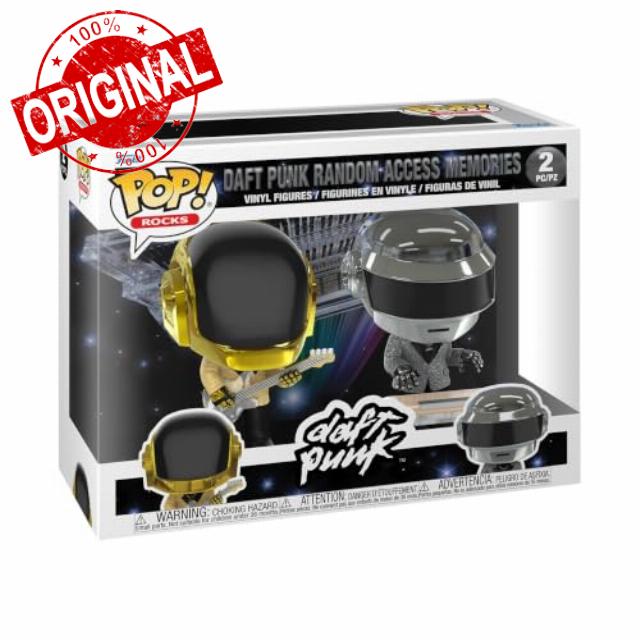 Funko POP! Rocks: Daft Punk - Lose Yourself to Dance - 2 Pack                                                          Official Merch - Collectable Vinyl Figurine for Shelf Display - Birthday Gift Idea for Fans and Collectors