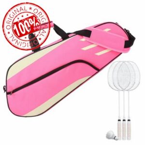 Tennis Bag for 3 Rackets - Waterproof Shoulder Badminton Organization                                                          Carry Bag | Single Shoulder Bag for Racket Shoes Clothing Towel Sports Bag Women Black