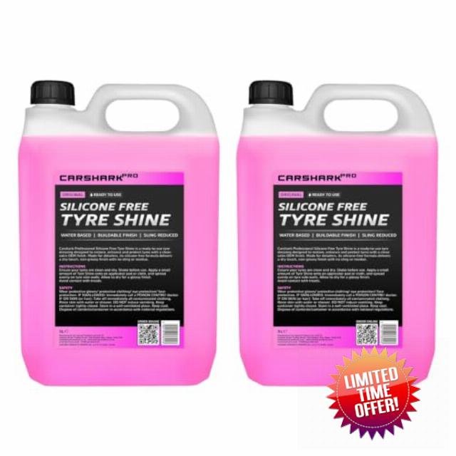 Pro Silicone Free Tyre Shine 2 x 5L