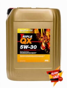 Triple QX 5W30 C3 SynPlus 20L 5W-30 Fully Synthetic Car Engine Oil 20 LITRE For Petrol And Diesel Engines