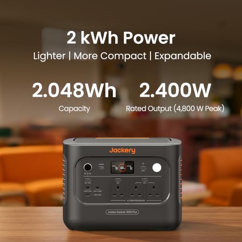2400W AC Output LFP power Expandable to 12kWh