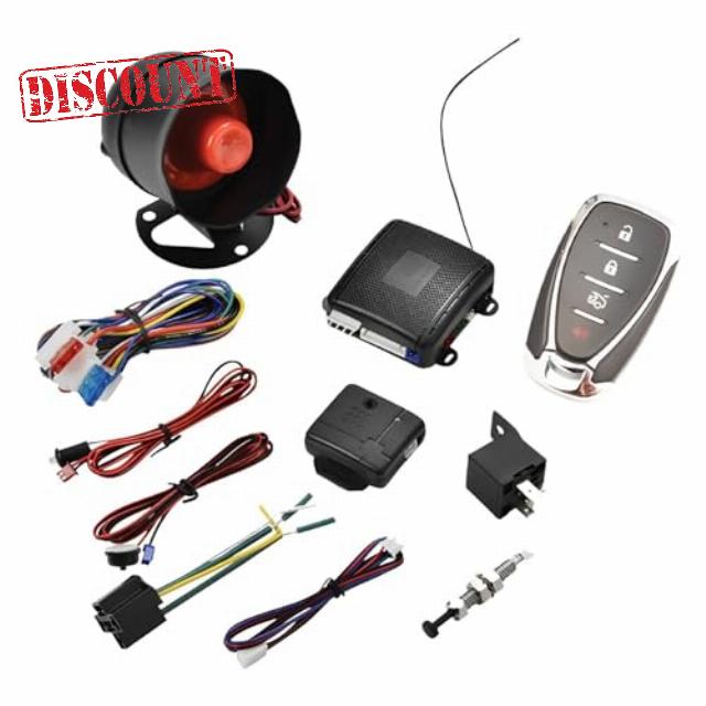 12V Car Alarm System With Phone App Remote
