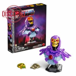 Mattel Brick Shop Masters of the Universe Skeletor Bust Building Set                                                          503 Pieces