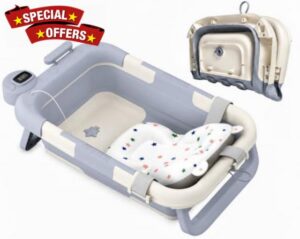 Foldable Baby Bath Tub Digital Display