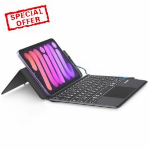 Doohoeek Universal Keyboard Wired & Dual Bluetooth for Tablet & Phone                                                          Dual Bluetooth