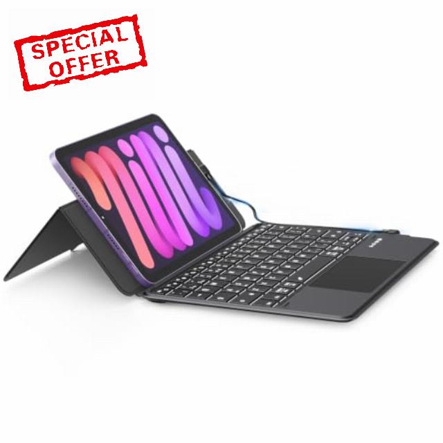 Doohoeek Universal Keyboard Wired & Dual Bluetooth for Tablet & Phone                                                          Dual Bluetooth