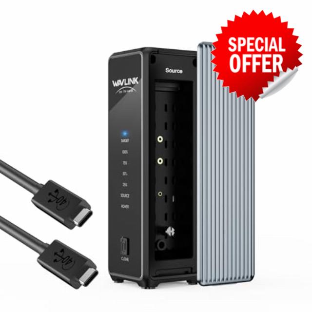 WAVLINK 40Gbps M.2 NVMe Enclosure