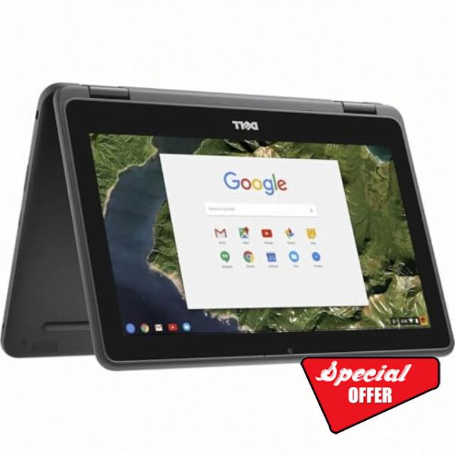 Dell Chromebook 11 3189 11" Touch/Celeron-N3060 / 4GB DDR3 32GB SSD ChromeOS (Renewed)
