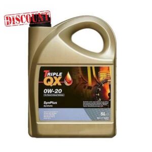 Triple QX SynPlus Car Engine Oil 5 Litre 0W20 Fully Synthetic Triple QX TQX 0W-20 For Petrol & Diesel Engines