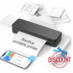 Bisofice Portable Thermal Printer Mobile Printer A4                                                          mobile printe