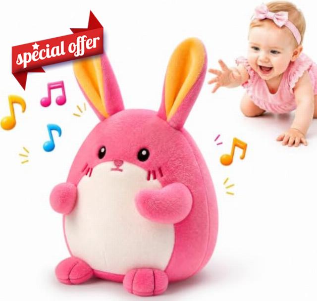 SAIMAND Musical Rabbit Baby Toy for 6-12 Months