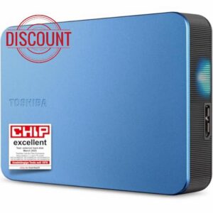Toshiba Canvio Flex 4TB – Portable 2.5’’ External Hard Drive (HDD) for Mac