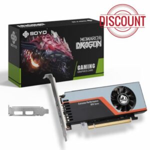 SOYO GeForce RTX 3050 6GB GDDR6 Low Profile Gaming Graphics Card