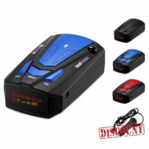 Speeder Pro Radar Detector Car Radar Speed Camera Warning Device Long Range Detection 360 Degree Coverage Voice Alert System For Road Monitoring And Driving Awareness Support (Blue)