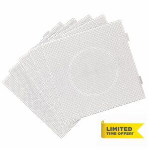 5pcs Heat-resistant Bead Ironing Board 14x14cm Clear Pegboard Kids Craft Project Skill Development Heat Resistant Beads Se
