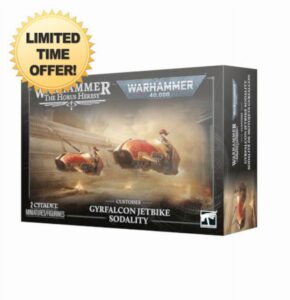 Games Workshop - Custodes: Gyrfalcon Jetbike Sodality                                                          Warhammer 40