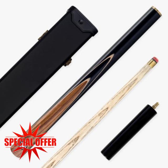 Pearl Series 3/4 Joint Cue and Case Set with Professional Layered Leather Tip
