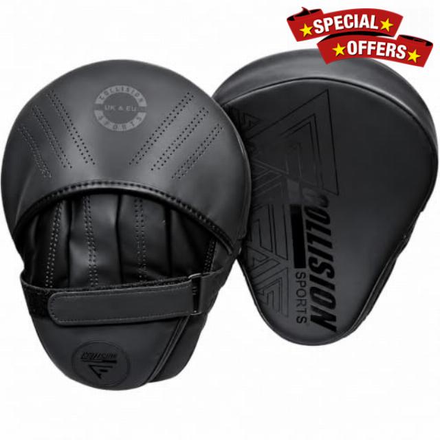 Boxing Focus Pads for Adult | Muay Thai Training Punch Pads | Kickboxing Karate Martial Arts Focus Mitts | Padded Coaching Strike Shields for Punch Practice & Combat Sport Training