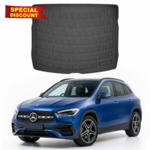 Heavy Duty Rubber Boot Liner for GLA H247 2021–2026 – Waterproof Non Slip Vehicle Mat with Raised Edges – Compatible with GLA H247 2021–2026 Upper Boot Floo