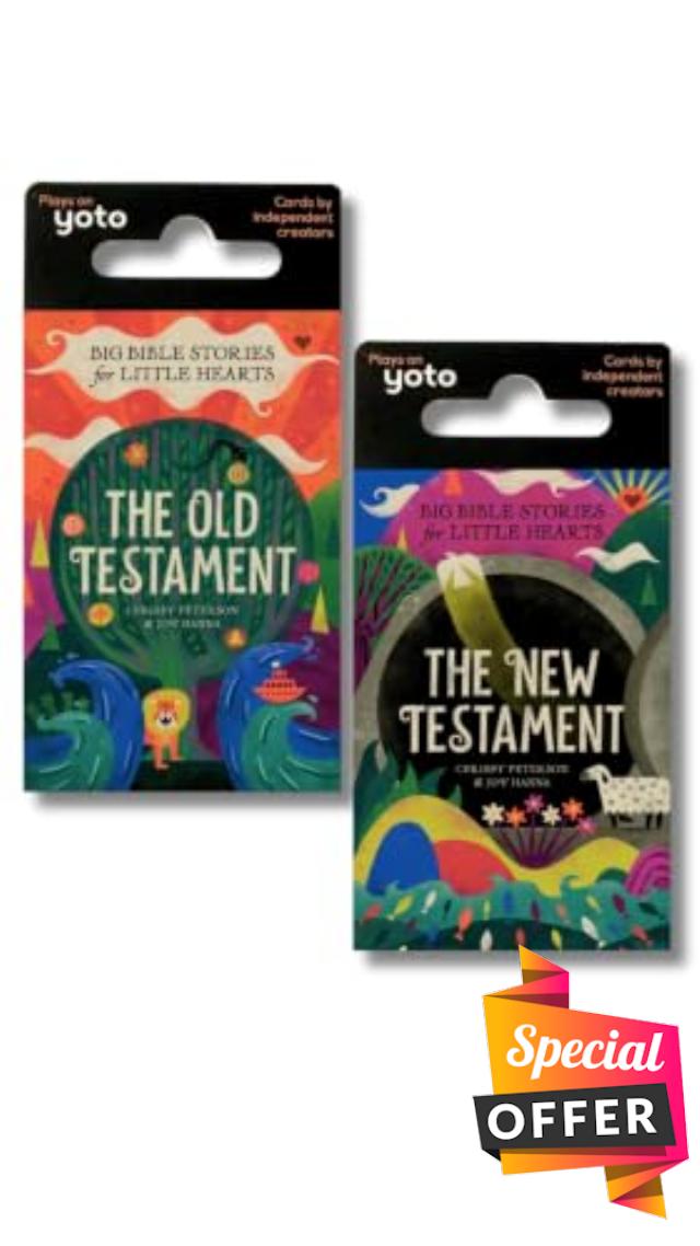 Old and New Testament Audio Card Bundle