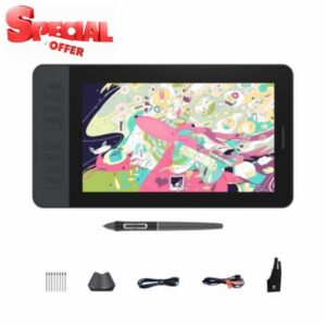 GAOMON PD1161 V2 Drawing Tablet with Screen for Beginners 16384Levels 11.6"                                                          Full HD Graphic Tablet for Design