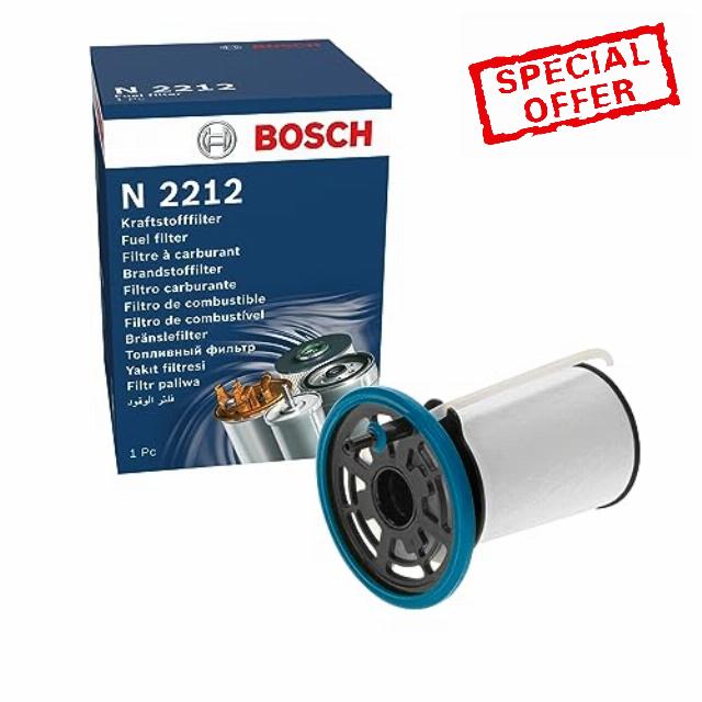 Bosch N2212 Car Diesel Filter - Replacement Filter                                                          Separates Particles and Water from Fuel - Protects the Injection System