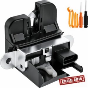 Tailgate Boot Lock Latch 1T0827505H 5K0827505A for VW Golf MK5/6                                                          ABS