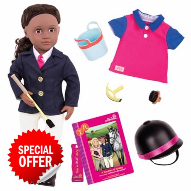 Our Generation Rashida Deluxe Horse Riding Doll