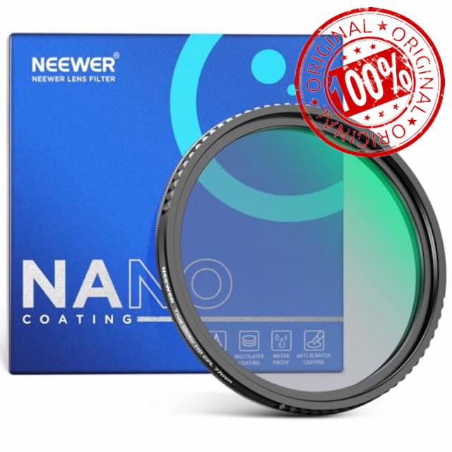 NEEWER 77mm True Colors CPL Filter with Limited Hard Stop