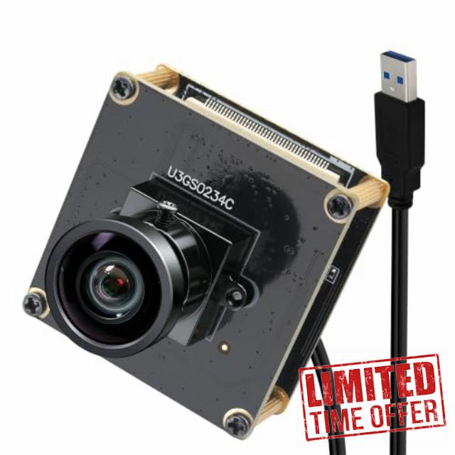 ELP 120fp Global Shutter USB 3.0 High-Speed Industrial Camera
