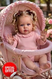 Zero pam 60cm Reborn Baby Dolls                                                          Realistic Baby Doll Rooted Hair
