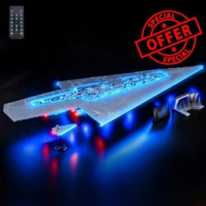 RC Light Set Compatible with Lego 75457 Executor Super Star Destroyer                                                          (No Model)