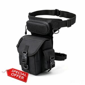 Tactical Drop Leg Bag Utility Pouch for Men Motorcycle Leg Bags Thigh Pack