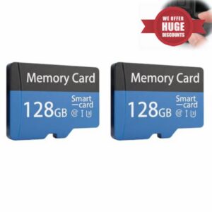 Micro SD Card 128GB U3 Class 10 Memory Card Adapter for Cameras 2 Pack                                                          ABS housing