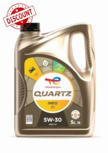 TotalEnergies QUARTZ INEO C1 5W30 Advanced Synthetic Engine Oil - Approved by JAGUAR LAND ROVER STJLR.03.5005 - Petrol & Diesel Motor Oil - 5L