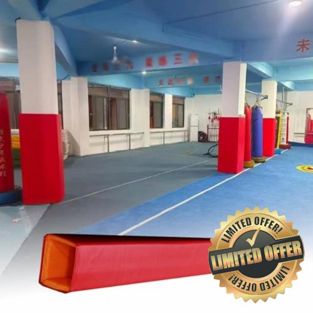 Basketball Pole Padding Wrap Protective Crash Pad for Goal Posts                                                          2.5cm thick PU and pearl cotton padding with weatherproof