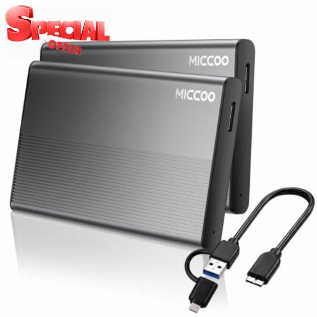External Hard Drive USB C 500GB