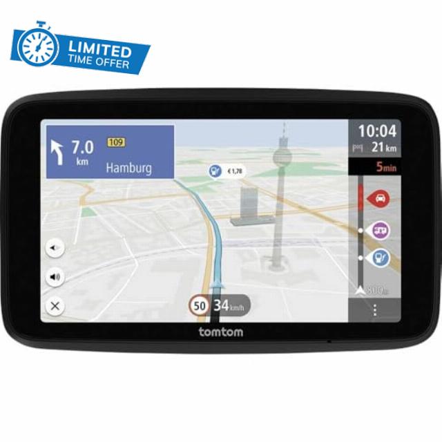TomTom Campervan and Caravan Sat Nav GO Camper Tour 2nd gen (6" screen with Campervan and Caravan POIs