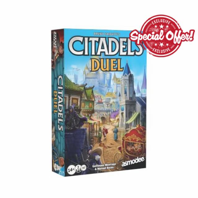Asmodee | Citadels Duel | Strategic Board Game | English                                                          Head-to-Head Version of the Award-Winning Classic Strategy & Deduction Game