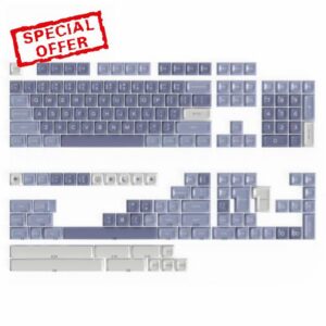 SA profile PBT keycaps 173 pieces two-color labeling retro replacement keycaps for all Cherry MX switches mechanical keyboards Fish