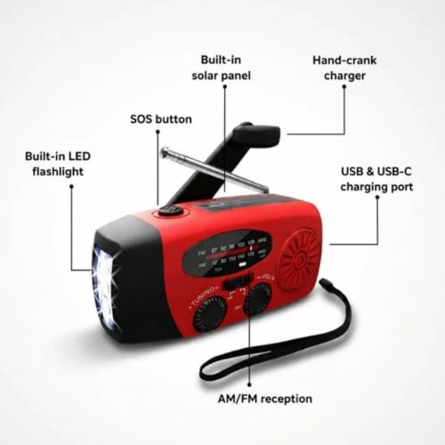 Wind Up Radio (Orange)