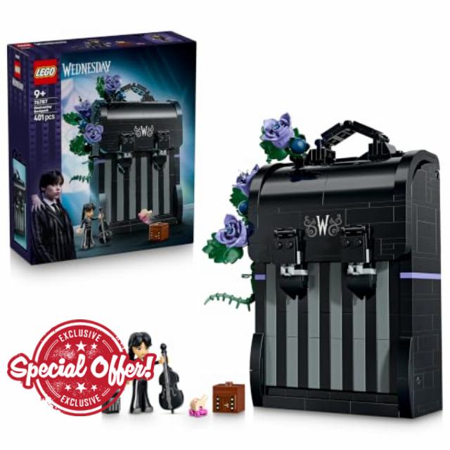 LEGO Wednesday: Wednesday Backpack 76787                                                          Toys for 9+ Year Old Girls & Boys