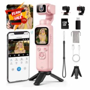 4K Vlogging Camera with Face Tracking＆WiFi