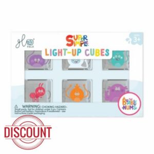 Glo Pals Water-Activated Light-Up Bath Toy Cubes